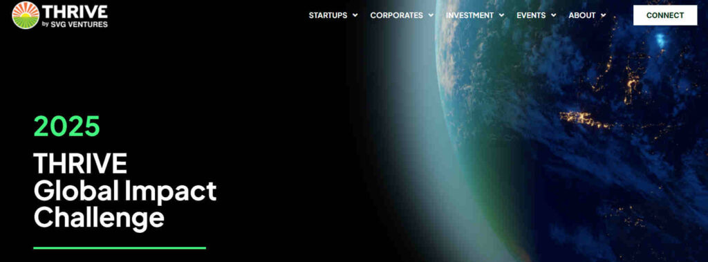 THRIVE Global Impact Challenge 2025 – Concours mondial pour les startups innovantes en agrifood